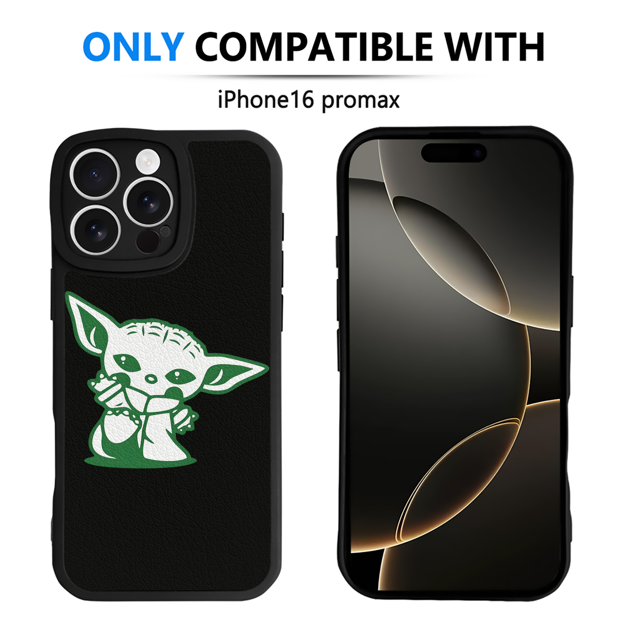 （画像用） スター・ウォーズ Star Wars 【iPhone 16シリーズ対応】シリコンスマホケース（レザー調） 材質：シリコン